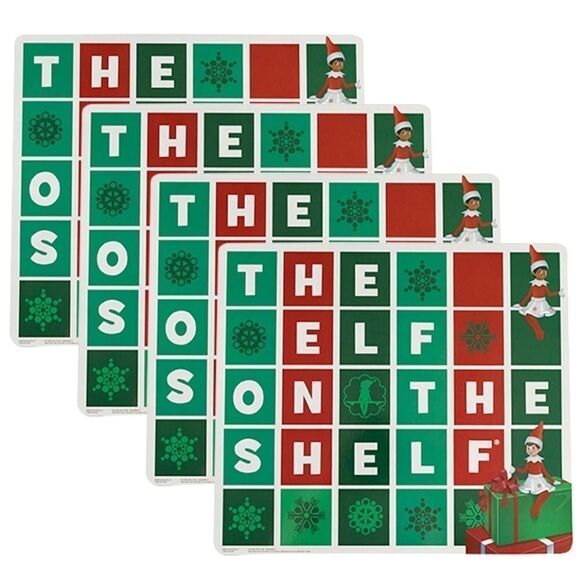 Elf on the Shelf Christmas Cork Placemats 4pc Set. New - Picture 7 of 12